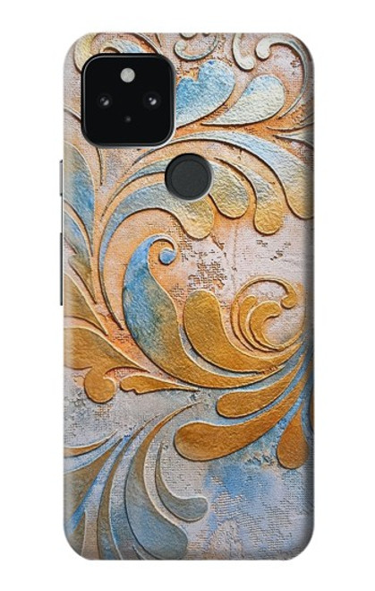W3875 Canvas Vintage Rugs Hard Case and Leather Flip Case For Google Pixel 5