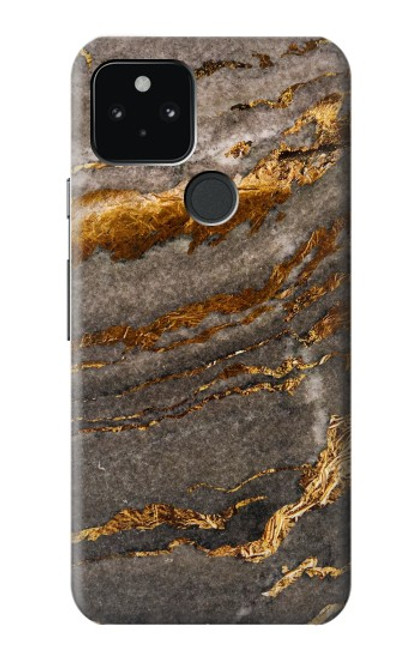 W3886 Gray Marble Rock Hard Case and Leather Flip Case For Google Pixel 5