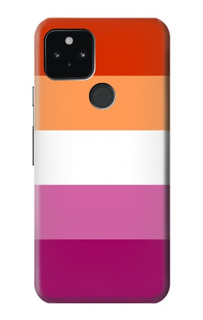 W3887 Lesbian Pride Flag Hard Case and Leather Flip Case For Google Pixel 5