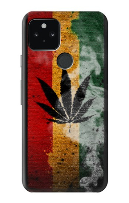 W3890 Reggae Rasta Flag Smoke Hard Case and Leather Flip Case For Google Pixel 5