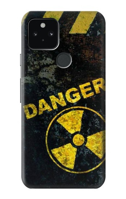 W3891 Nuclear Hazard Danger Hard Case and Leather Flip Case For Google Pixel 5