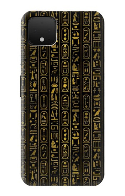 W3869 Ancient Egyptian Hieroglyphic Hard Case and Leather Flip Case For Google Pixel 4