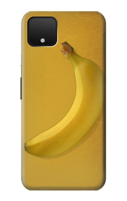 W3872 Banana Hard Case and Leather Flip Case For Google Pixel 4