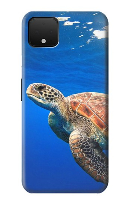W3898 Sea Turtle Hard Case and Leather Flip Case For Google Pixel 4 XL