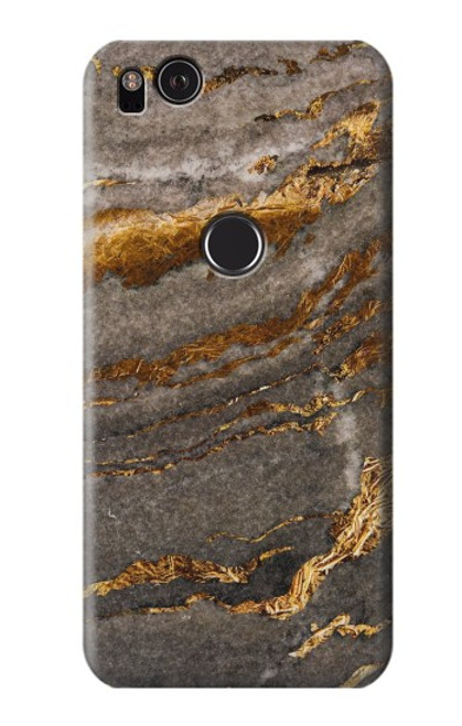 W3886 Gray Marble Rock Hard Case and Leather Flip Case For Google Pixel 2