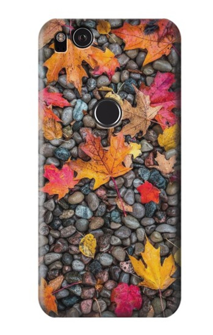 W3889 Maple Leaf Hard Case and Leather Flip Case For Google Pixel 2