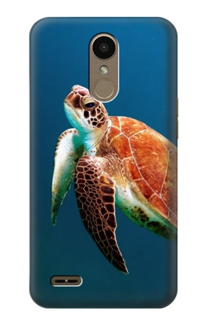W3899 Sea Turtle Hard Case and Leather Flip Case For LG K10 (2018), LG K30