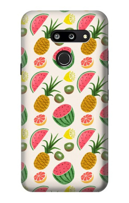 W3883 Fruit Pattern Hard Case and Leather Flip Case For LG G8 ThinQ