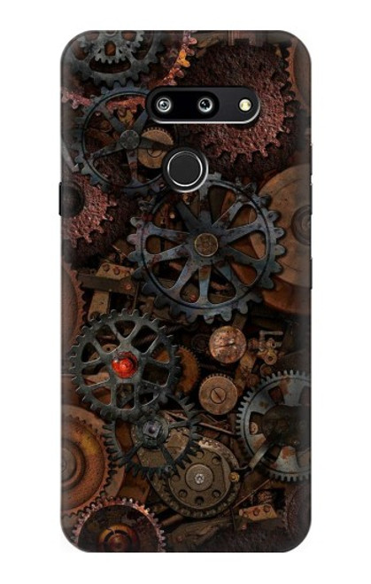 W3884 Steampunk Mechanical Gears Hard Case and Leather Flip Case For LG G8 ThinQ