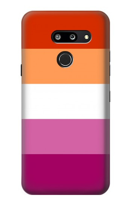 W3887 Lesbian Pride Flag Hard Case and Leather Flip Case For LG G8 ThinQ