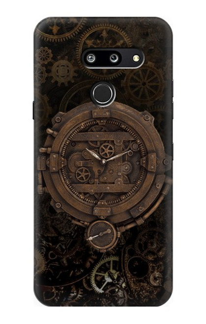 W3902 Steampunk Clock Gear Hard Case and Leather Flip Case For LG G8 ThinQ