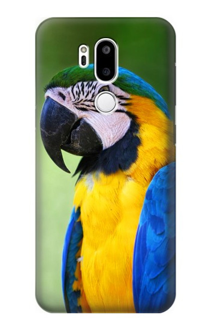 W3888 Macaw Face Bird Hard Case and Leather Flip Case For LG G7 ThinQ