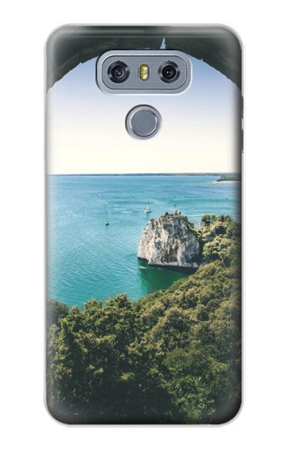 W3865 Europe Duino Beach Italy Hard Case and Leather Flip Case For LG G6
