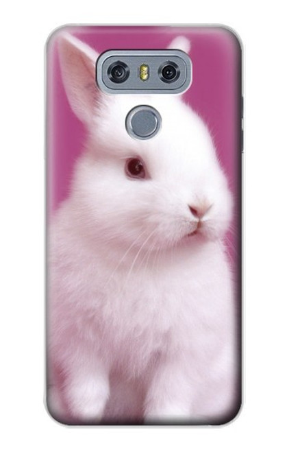 W3870 Cute Baby Bunny Hard Case and Leather Flip Case For LG G6