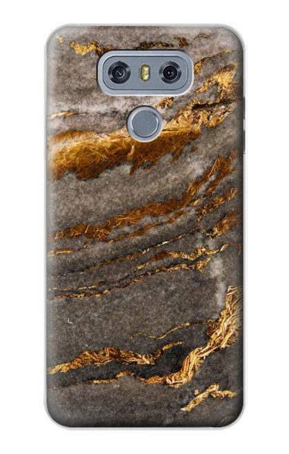 W3886 Gray Marble Rock Hard Case and Leather Flip Case For LG G6