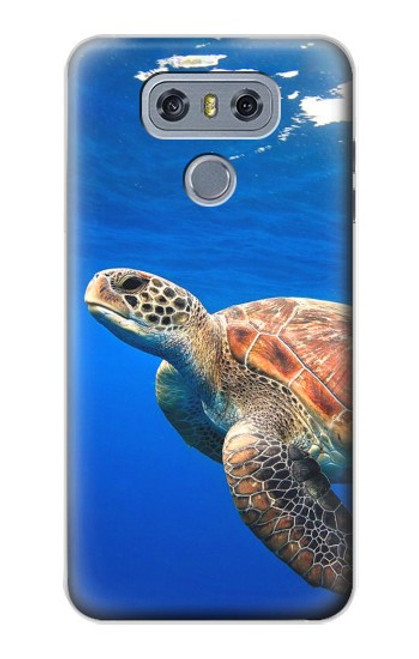 W3898 Sea Turtle Hard Case and Leather Flip Case For LG G6