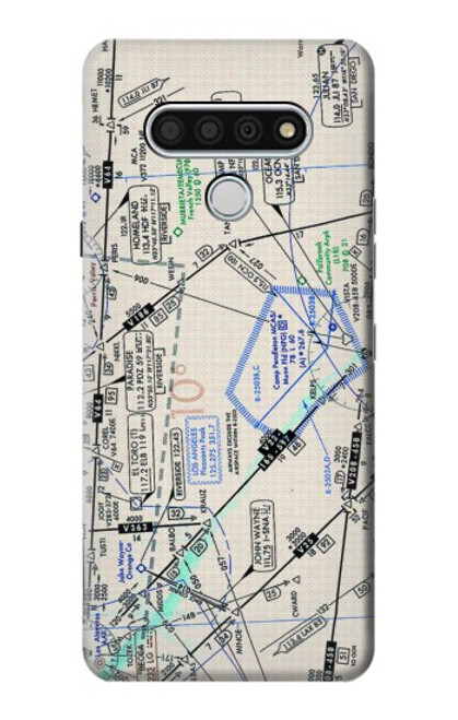 W3882 Flying Enroute Chart Hard Case and Leather Flip Case For LG Stylo 6