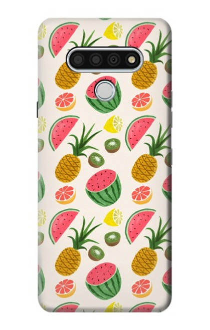 W3883 Fruit Pattern Hard Case and Leather Flip Case For LG Stylo 6