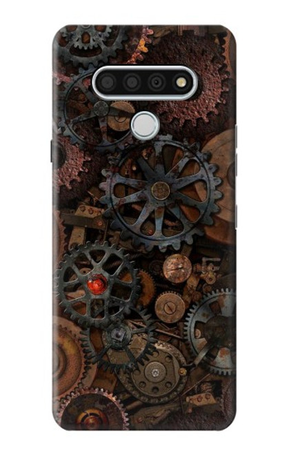 W3884 Steampunk Mechanical Gears Hard Case and Leather Flip Case For LG Stylo 6