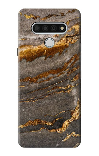 W3886 Gray Marble Rock Hard Case and Leather Flip Case For LG Stylo 6