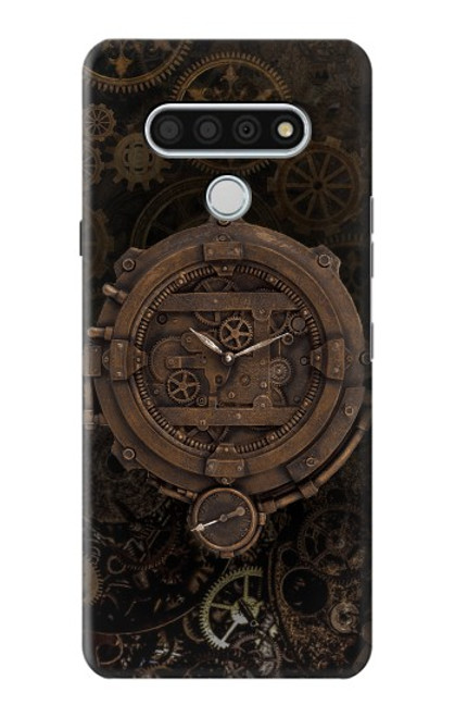 W3902 Steampunk Clock Gear Hard Case and Leather Flip Case For LG Stylo 6