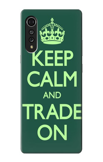 W3862 Keep Calm and Trade On Hard Case and Leather Flip Case For LG Velvet