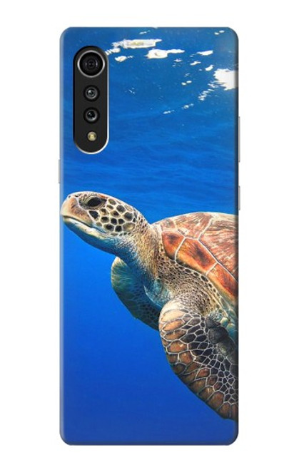 W3898 Sea Turtle Hard Case and Leather Flip Case For LG Velvet