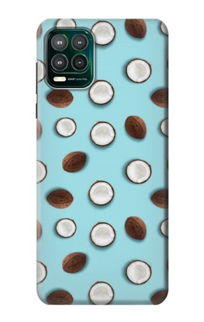 W3860 Coconut Dot Pattern Hard Case and Leather Flip Case For Motorola Moto G Stylus 5G