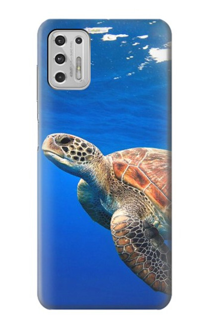 W3898 Sea Turtle Hard Case and Leather Flip Case For Motorola Moto G Stylus (2021)