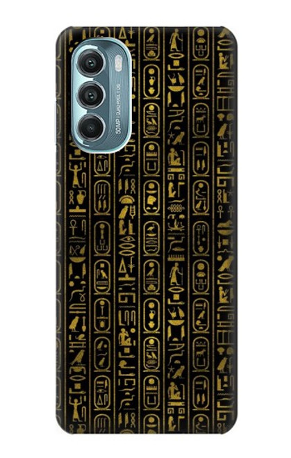 W3869 Ancient Egyptian Hieroglyphic Hard Case and Leather Flip Case For Motorola Moto G Stylus 5G (2022)