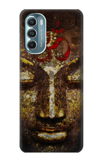 W3874 Buddha Face Ohm Symbol Hard Case and Leather Flip Case For Motorola Moto G Stylus 5G (2022)