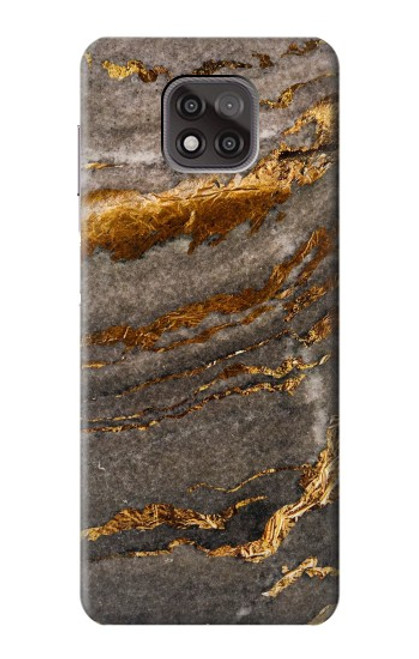 W3886 Gray Marble Rock Hard Case and Leather Flip Case For Motorola Moto G Power (2021)