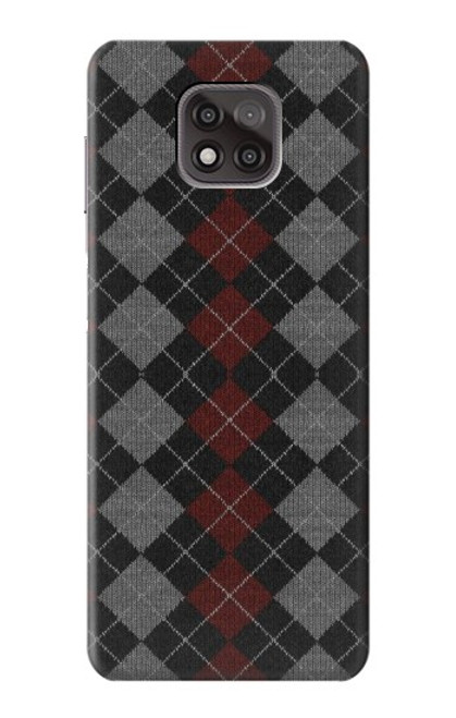 W3907 Sweater Texture Hard Case and Leather Flip Case For Motorola Moto G Power (2021)