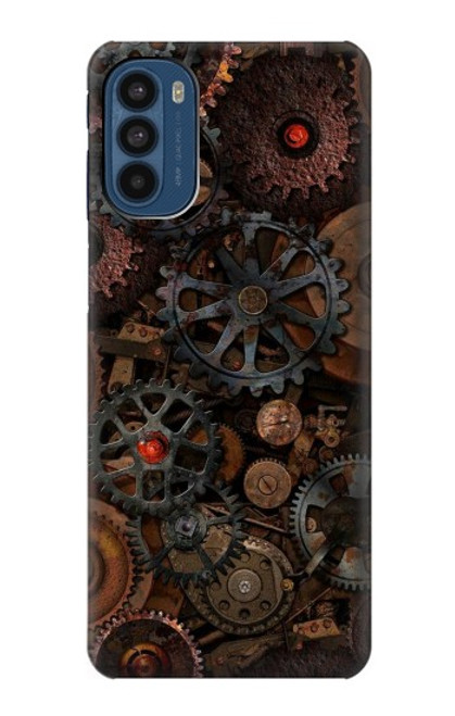 W3884 Steampunk Mechanical Gears Hard Case and Leather Flip Case For Motorola Moto G41