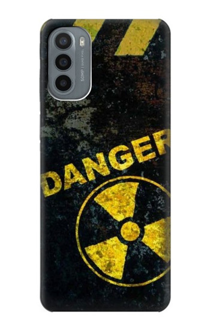 W3891 Nuclear Hazard Danger Hard Case and Leather Flip Case For Motorola Moto G31