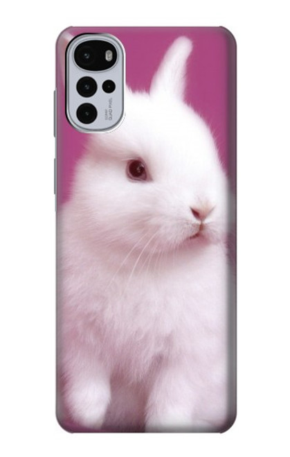 W3870 Cute Baby Bunny Hard Case and Leather Flip Case For Motorola Moto G22