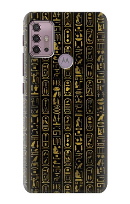 W3869 Ancient Egyptian Hieroglyphic Hard Case and Leather Flip Case For Motorola Moto G30, G20, G10