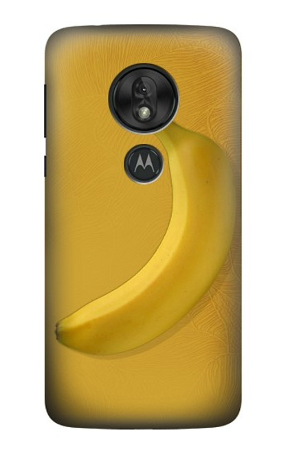 W3872 Banana Hard Case and Leather Flip Case For Motorola Moto G7 Play