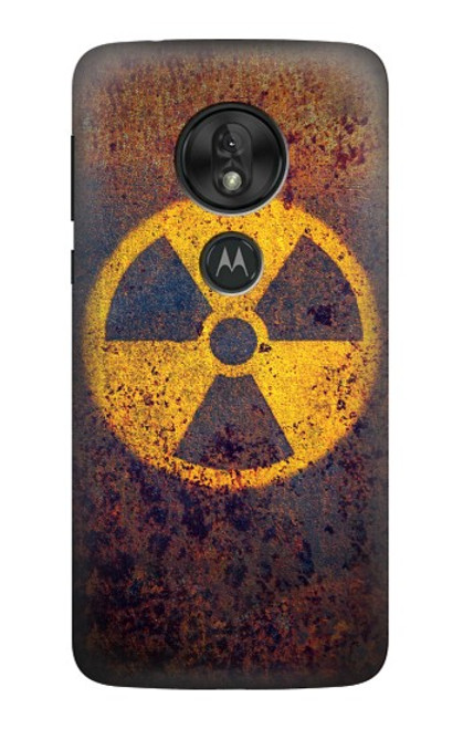 W3892 Nuclear Hazard Hard Case and Leather Flip Case For Motorola Moto G7 Play
