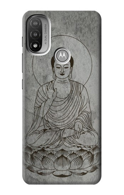 W3873 Buddha Line Art Hard Case and Leather Flip Case For Motorola Moto E20,E30,E40