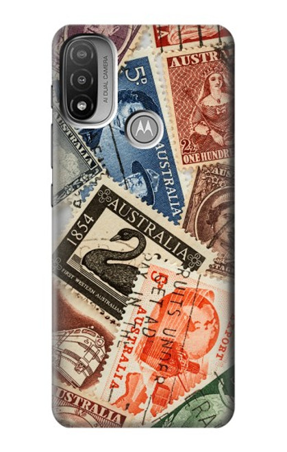 W3900 Stamps Hard Case and Leather Flip Case For Motorola Moto E20,E30,E40