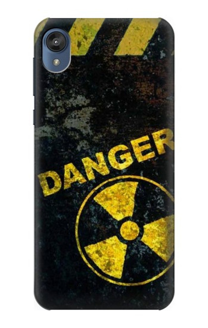 W3891 Nuclear Hazard Danger Hard Case and Leather Flip Case For Motorola Moto E6, Moto E (6th Gen)