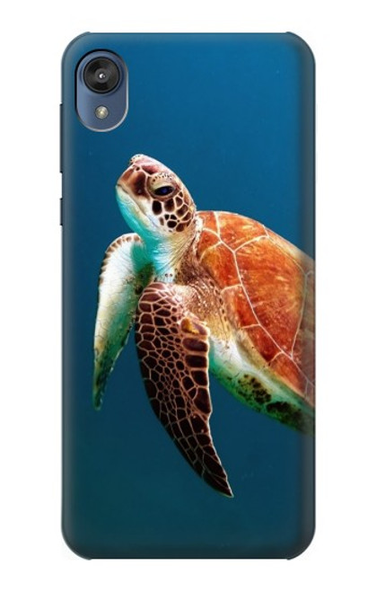 W3899 Sea Turtle Hard Case and Leather Flip Case For Motorola Moto E6, Moto E (6th Gen)