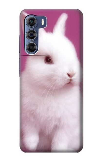 W3870 Cute Baby Bunny Hard Case and Leather Flip Case For Motorola Edge S30