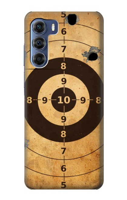 W3894 Paper Gun Shooting Target Hard Case and Leather Flip Case For Motorola Edge S30