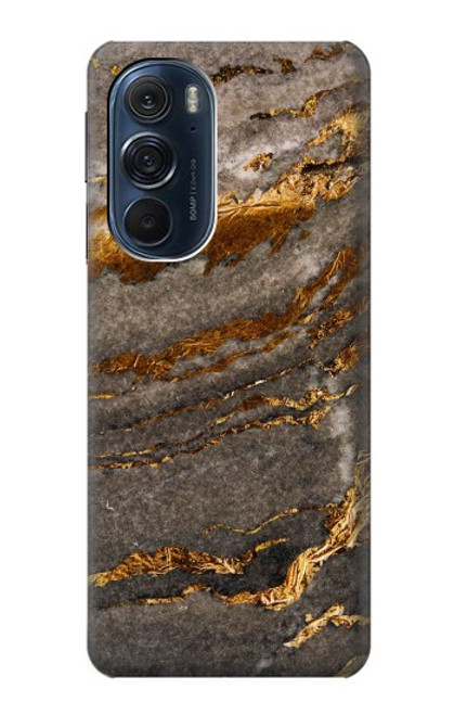 W3886 Gray Marble Rock Hard Case and Leather Flip Case For Motorola Edge X30