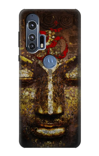 W3874 Buddha Face Ohm Symbol Hard Case and Leather Flip Case For Motorola Edge+