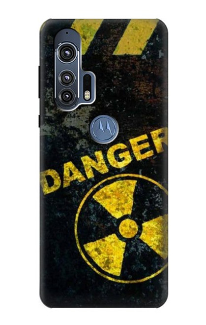 W3891 Nuclear Hazard Danger Hard Case and Leather Flip Case For Motorola Edge+
