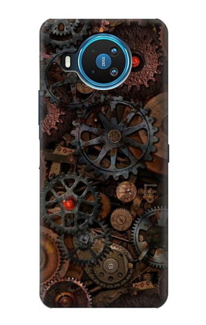 W3884 Steampunk Mechanical Gears Hard Case and Leather Flip Case For Nokia 8.3 5G