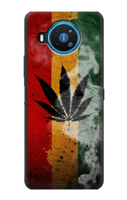 W3890 Reggae Rasta Flag Smoke Hard Case and Leather Flip Case For Nokia 8.3 5G